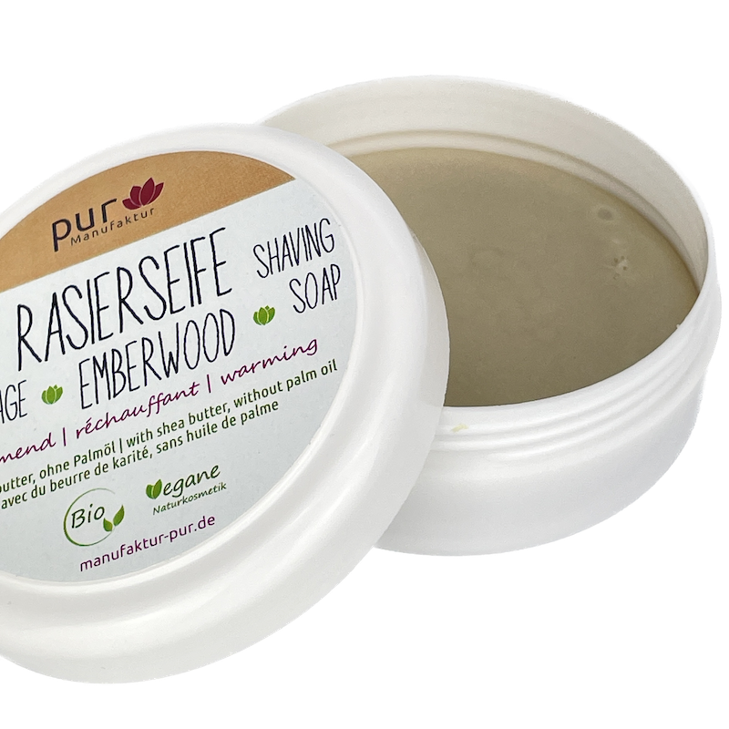 Rasierseifen – Handgemachte Rasierseifen aus Sheabutter und Kokosöl